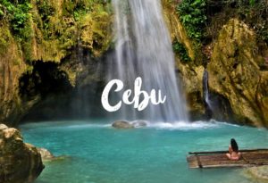 Ostrov Cebu, vodopády, Filipíny