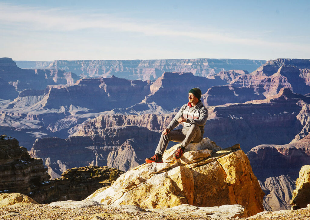 Výhľad na Grand Canyon v Amerike. 